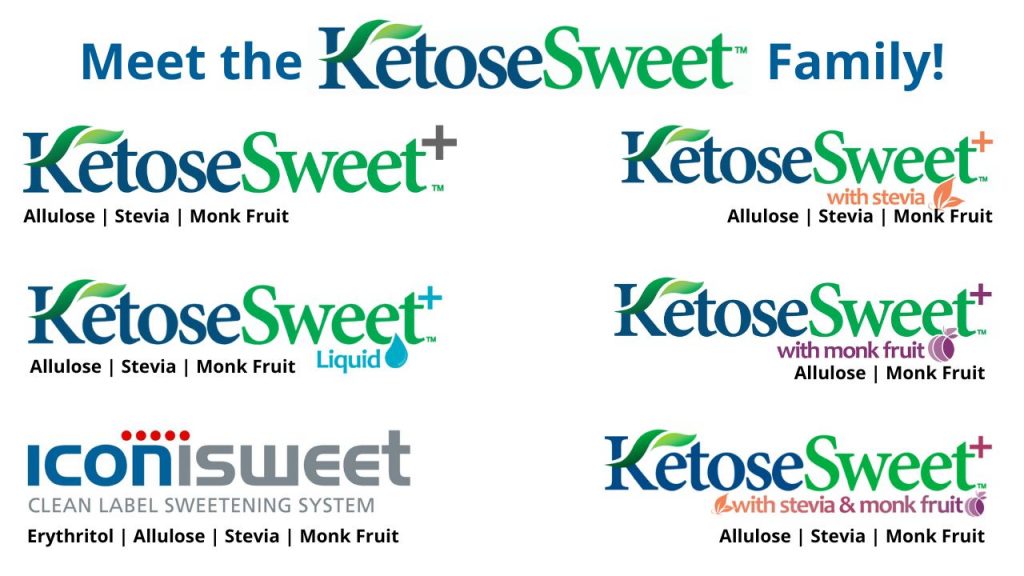 Icon Foods KetoseSweet Allulose Product Portfolio