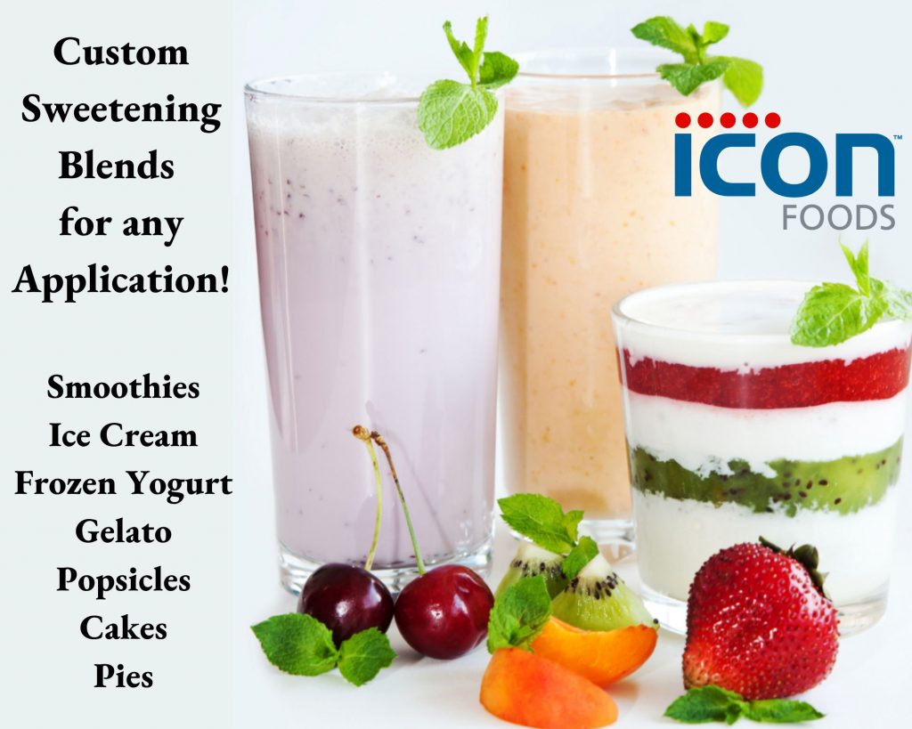 Icon Foods Custom Sweetening Blends for Frozen Desserts
