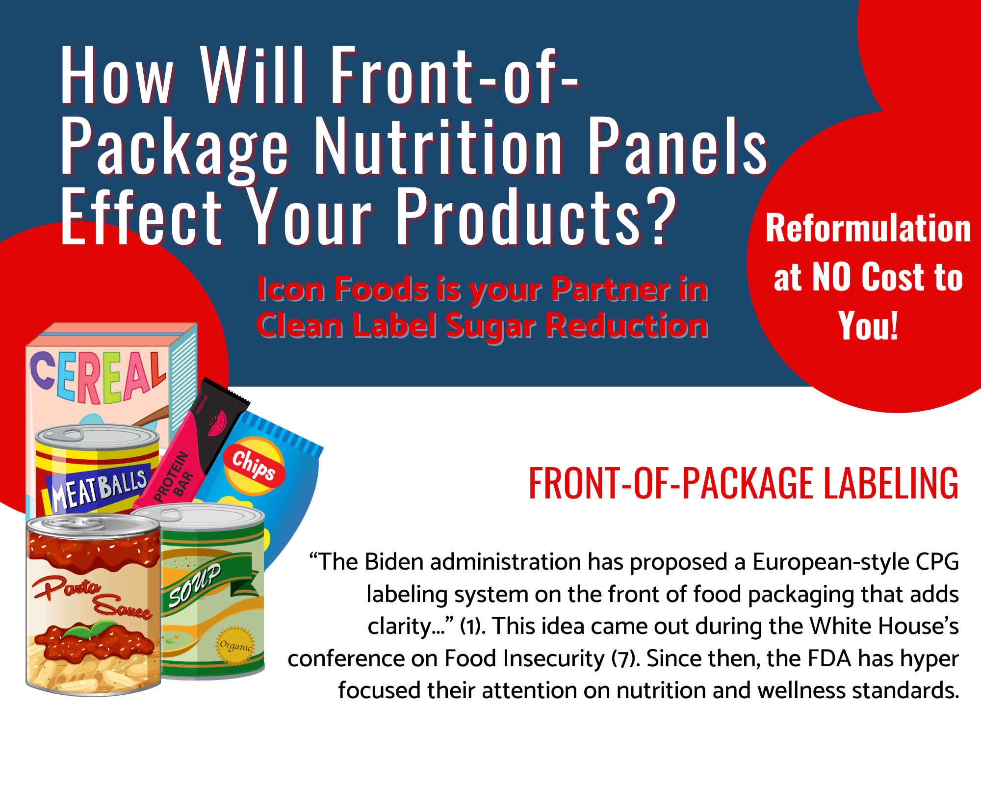 FDA Considers FrontofPackage Nutrition Labels Icon Foods