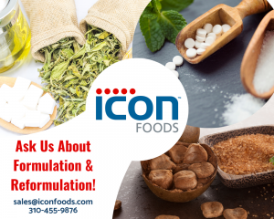 Icon Foods Offers Formulation and Reformulation