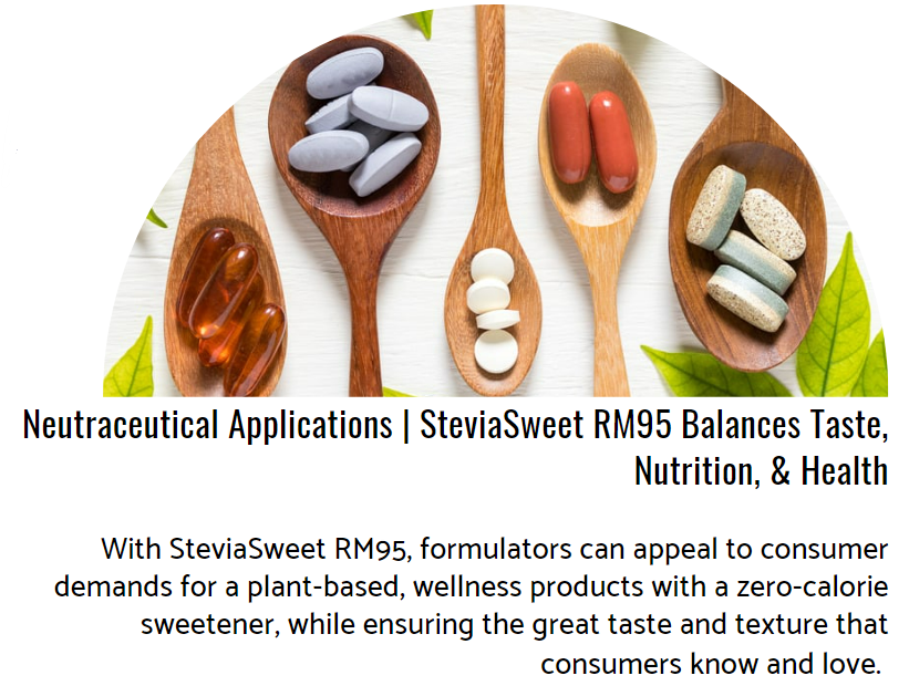 Introducing SteviaSweet RM95 Our US-Based Reb M! - Icon Foods