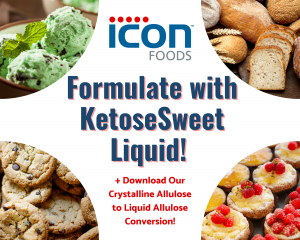 Icon Foods Formulate with KetoseSweet Liquid