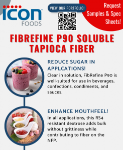 Icon Foods Stack Fibers for Less GI Impact!