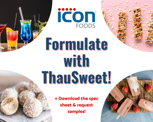 Icon Foods Formulate with ThauSweet
