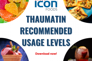 Icon Foods Thaumatin Recommended Usage Levels