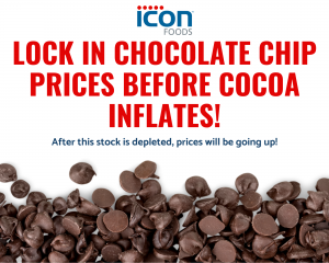 Icon Foods Lock in Chocolate Chip Prices Before Cocoa Inflates!