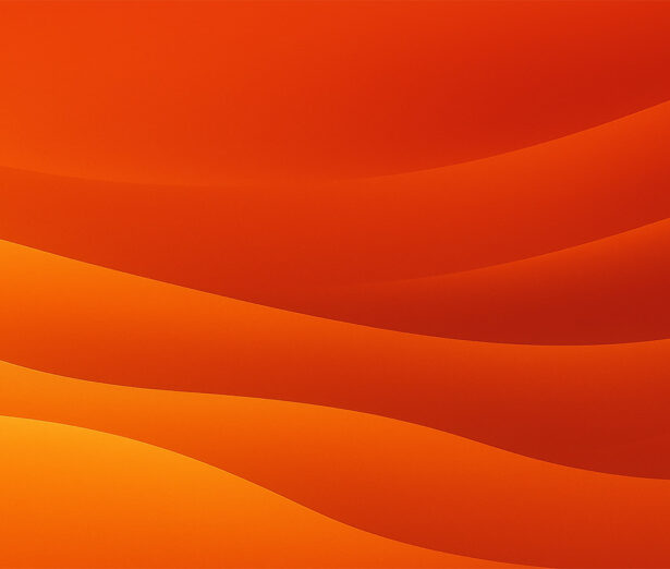 Smooth waves of yellows, oranges, and reds