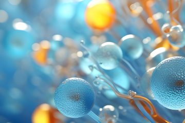 Cells and bacteria in a microbiome