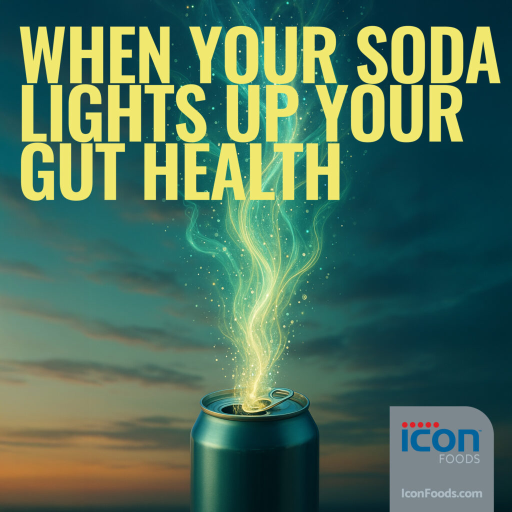 When your soda lights up your gut health