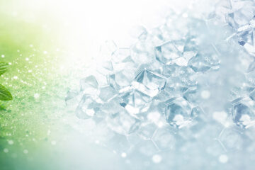 Stevia leaves gradient to sweetener crystals