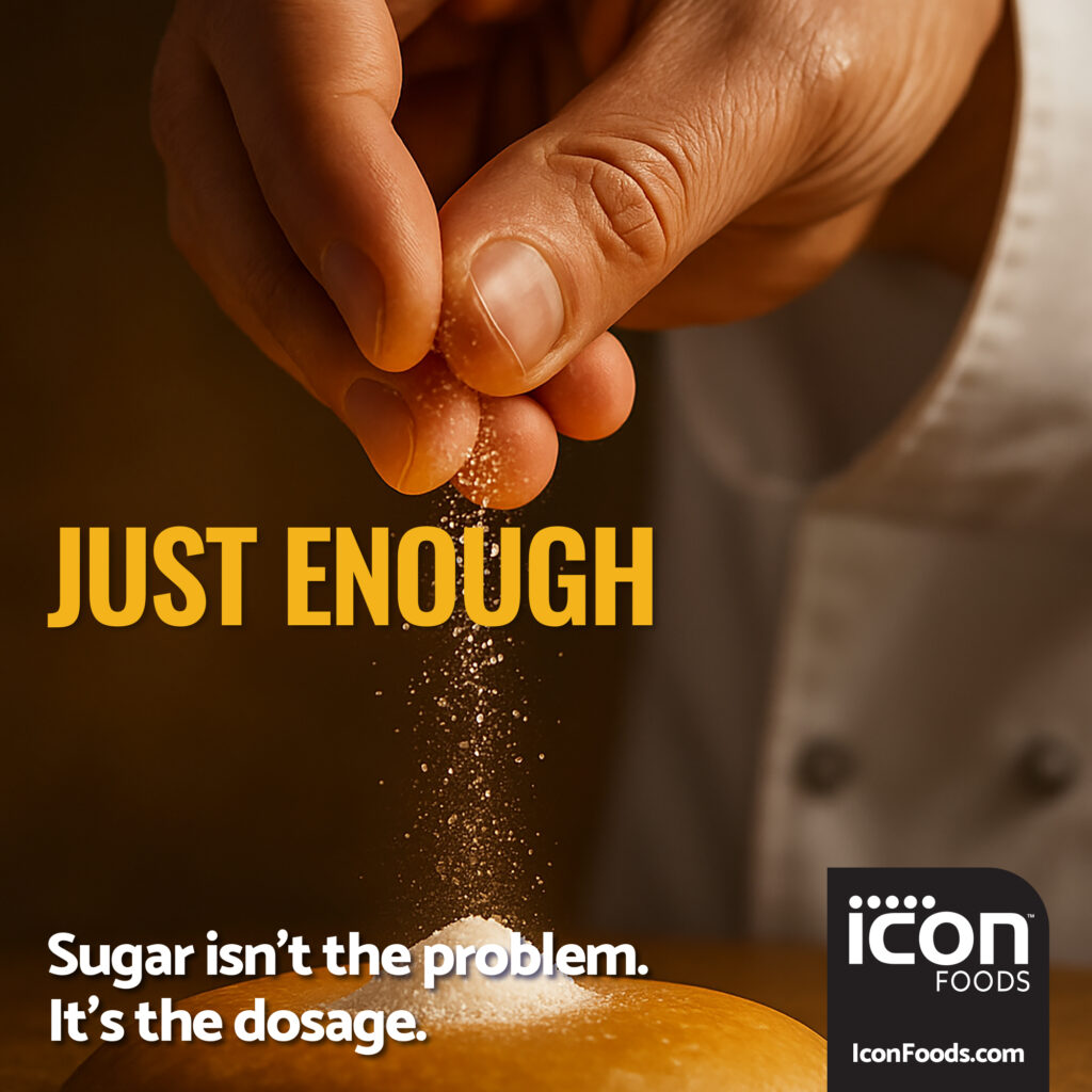 Just Enough -- Sugar isn't the problem -- it's the dosage!